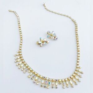 Vintage Signed Sherman Earrings & Necklace Set​